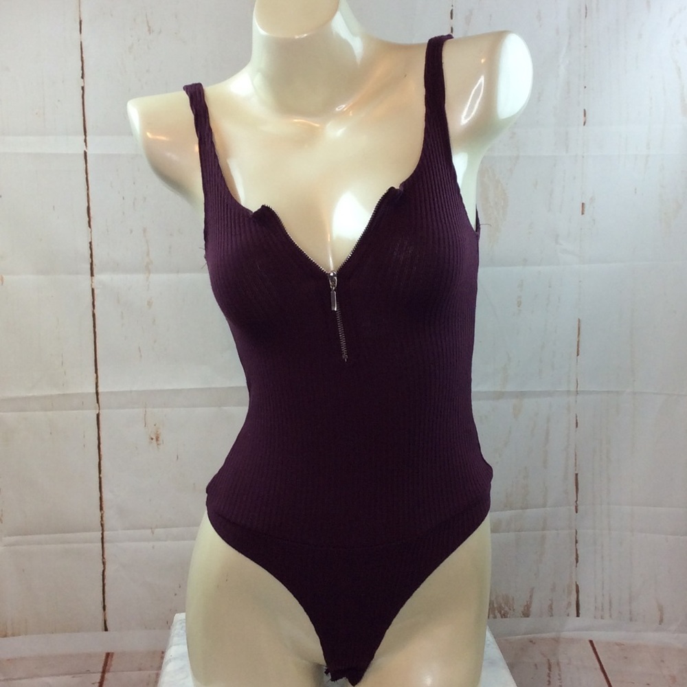 Eggplant Purple Bodysuit